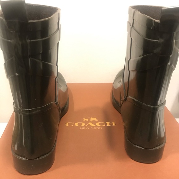 COACH Rain boots in Olive Green - Picture 3 of 8
